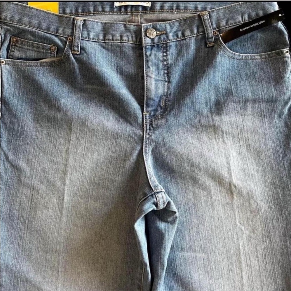 NEW! Fashion Bug 20WP blue denim jeans pants NWT! - Picture 2 of 6